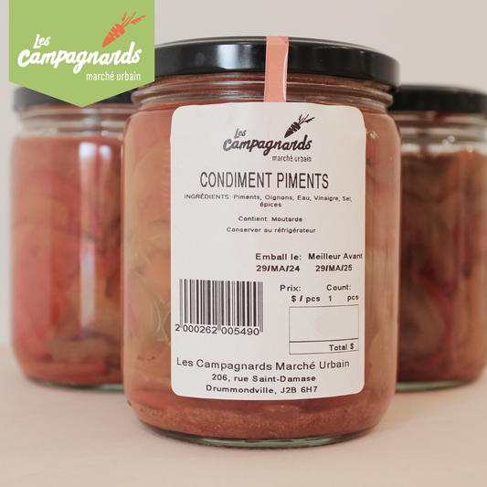 CONDIMENT DE PIMENTS DOUX