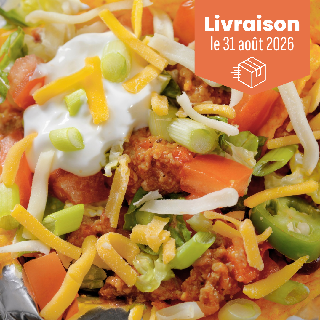 Bol savoureux de style tacos au poulet