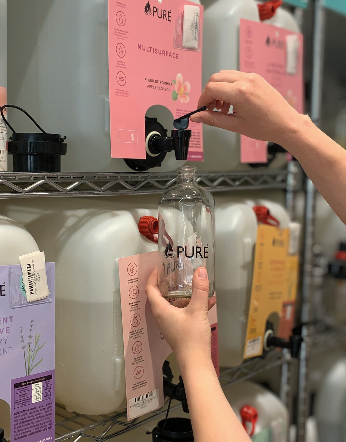 Les produits ménagers écologique de la compagnie québécoise PURE