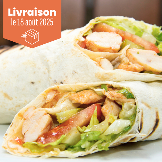 Wrap au poulet thaï délicieux