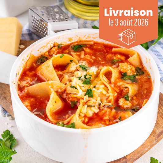 Soupe style lasagne