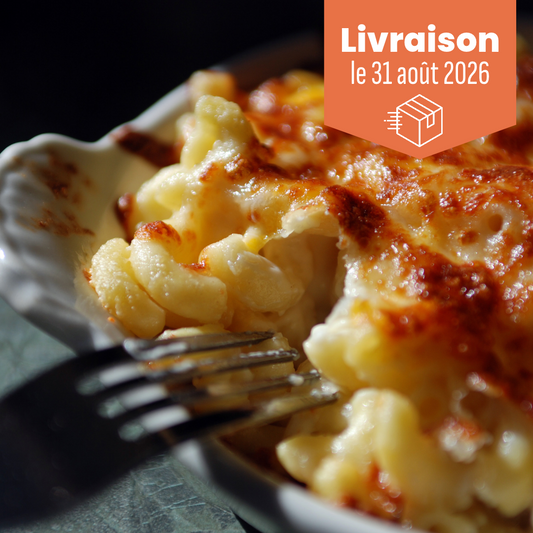 Mac and cheese jambon et bacon décadent