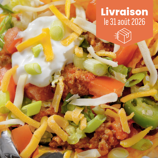 Bol savoureux de style tacos au poulet