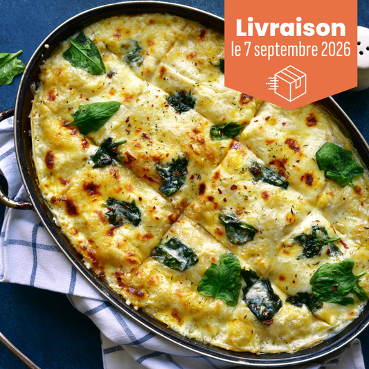 Lasagne au poulet et épinards délicieuse