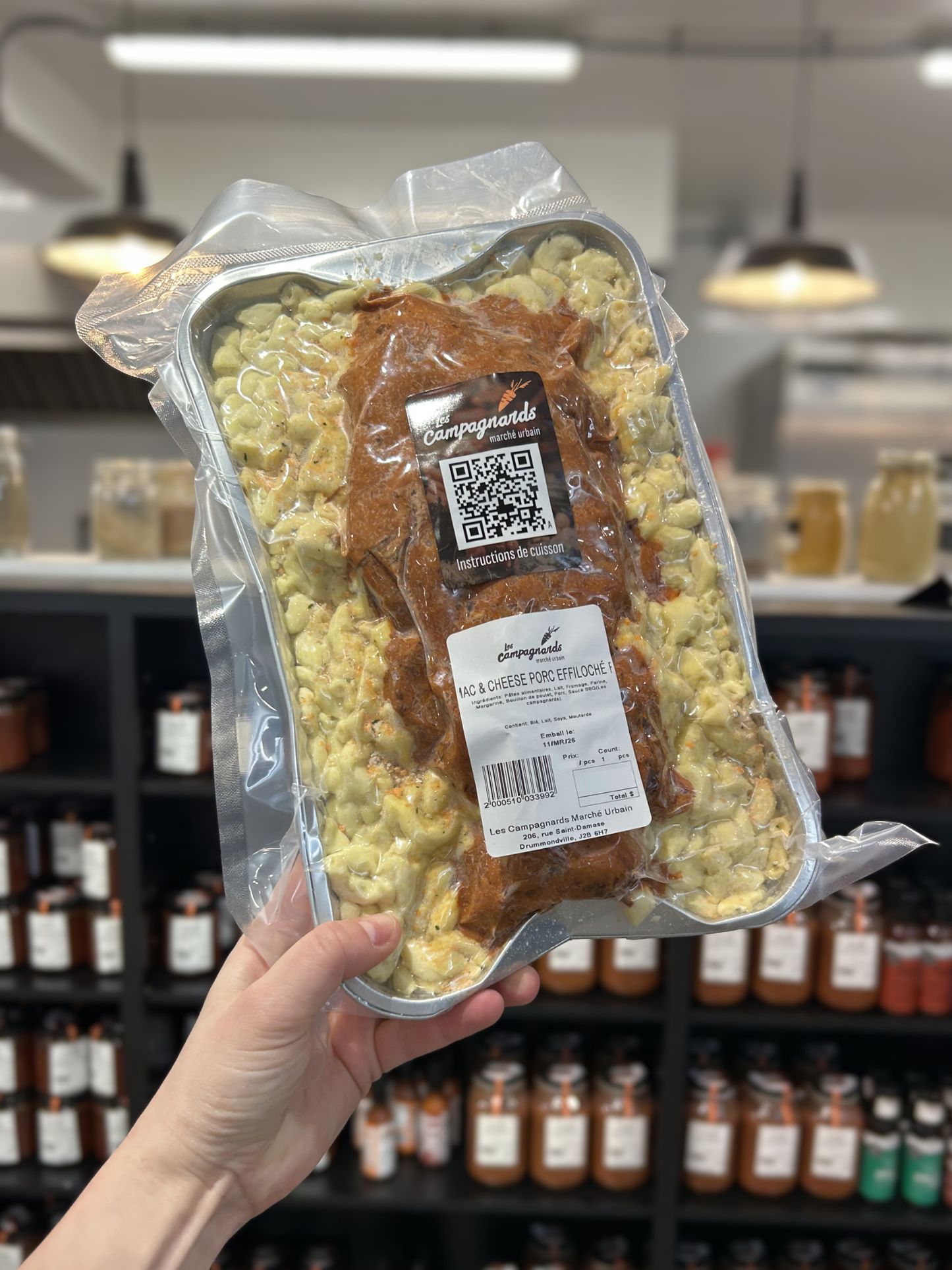 MAC & CHEESE PORC EFFILOCHÉ
