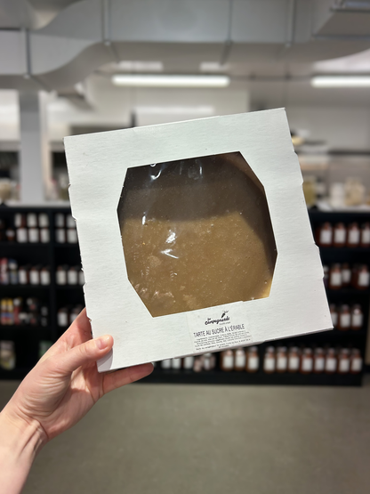 TARTE AU SUCRE À L'ÉRABLE