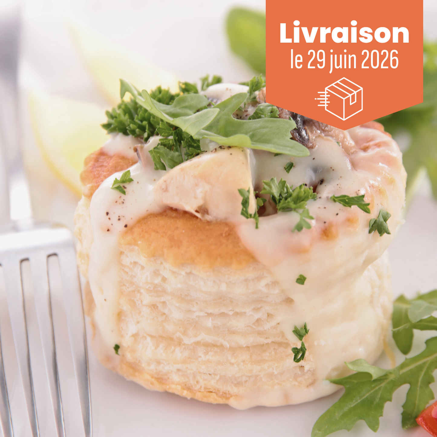 Vol-au-vent au poulet